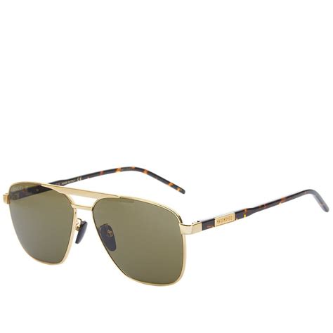 gucci gg1164s 004|Gucci Green Navigator Men's Sunglasses GG1164S .